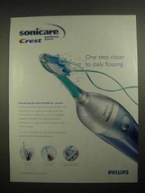 2005 Sonicare Crest IntelliClean System Toothbrush Ad - One Step Closer - $18.49