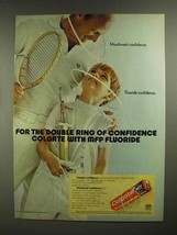 1972 Colgate with MFP Fluoride Toothpaste Ad - $18.49