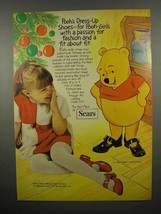 1970 Sears Pooh&#39;s Dress Up Shoes Ad - Winnie the Pooh - $18.49