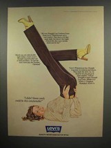 1979 Levi's Straight Leg Corduroy Jeans Ad - $18.49