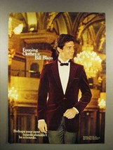 1980 Bill Blass Evening Clothes Ad - Your Next Tuxedo - £14.46 GBP