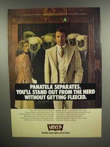 1978 Levi's Panatela Separates Clothing Ad - Without Getting Fleeced - $18.49