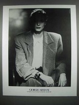 1987 Giorgio Armani Fashion Ad - $18.49