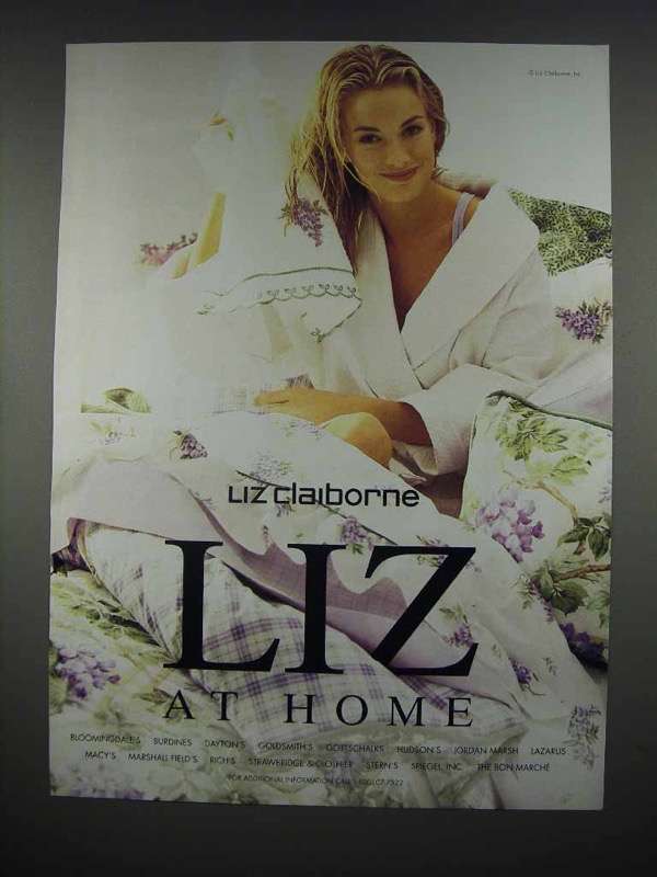 1996 Liz Claiborne Fashion Ad - Liz at Home - £14.78 GBP
