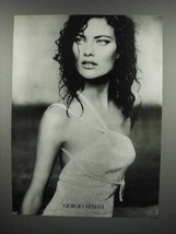 1998 Giorgio Armani Woman Fashion Ad - £14.78 GBP