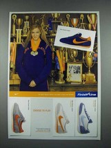 2003 Finish Line Nike Oceania Nylon, Leather Shoe Ad - $18.49