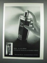 1972 Jean Patou Eau de Joy Spray Perfume Ad - £14.48 GBP