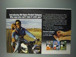 1975 Old Spice Pocket Cologne Ad - Take it With You - $18.49