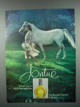 1979 Revlon Jontue Perfume Ad - Sensual Innocence - £14.73 GBP
