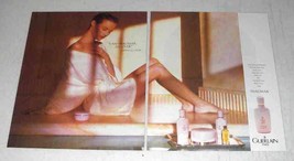 1987 Guerlain Shalimar Perfume Ad - Gabrielle Lazure - £14.76 GBP