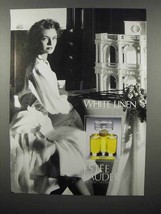 1989 Estee Lauder White Linen Perfume Ad - £14.46 GBP