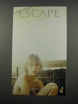 1994 Calvin Klein Escape Perfume ad - $18.49