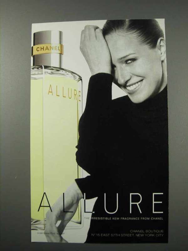 1997 Chanel Allure Perfume Ad - $18.49