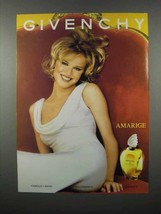 1999 Givenchy Amarige Perfume Ad - £14.62 GBP