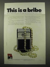 1966 Remington 500 Selektronic Shaver Ad - A Bribe - $18.49
