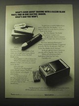 1970 Remington Lektro Blade Electric Shaver Ad - $18.49