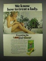 1978 Bic Lady Shaver Razor Ad - How to Treat a Lady - $18.49