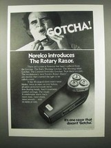 1975 Norelco Rotary Razor Electric Shaver Ad - Gotcha! - £13.88 GBP