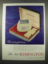 1959 Remington Electric Shaver Ad - This is Perfection - $18.49