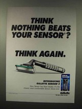 2004 Gillette Sensor 3 Razor Ad - Nothing Beats - £14.52 GBP