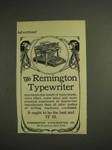 1904 Remington Typewriter Ad - $18.49
