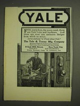 1914 Yale Locks and Hardware Ad - For Every Door - £14.76 GBP