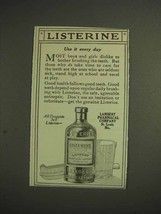 1914 Listerine Antiseptic Mouth-Wash Ad - Every Day - $18.49