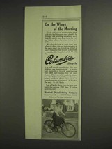 1917 Columbia Bicycle Ad - On the Wings of the Morning - $18.49