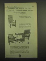 1918 Berkey &amp; Gay Furniture Ad - in Knoleworth Style - £14.48 GBP