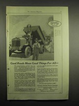1918 GMC Truck Ad - Good Roads Mean Good Things - £14.45 GBP