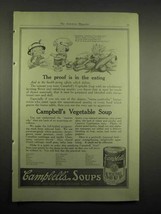 1918 Campbell's Vegetable Soup Ad - Proof in the Eating - £14.78 GBP