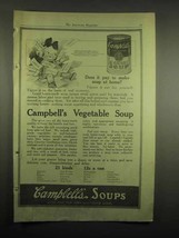 1918 Campbell&#39;s Vegetable Soup Ad - Does It Pay to Make - $18.49
