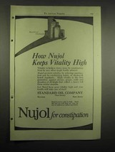 1918 Standard Oil Company Nujol Ad - Keeps Vitality High - $18.49