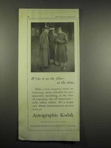 1917 Autographic Kodak Camera Ad - Write on the Film - $18.49