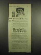 1917 Beech-Nut Peanut Butter Ad - 2,200 Housewives - $18.49