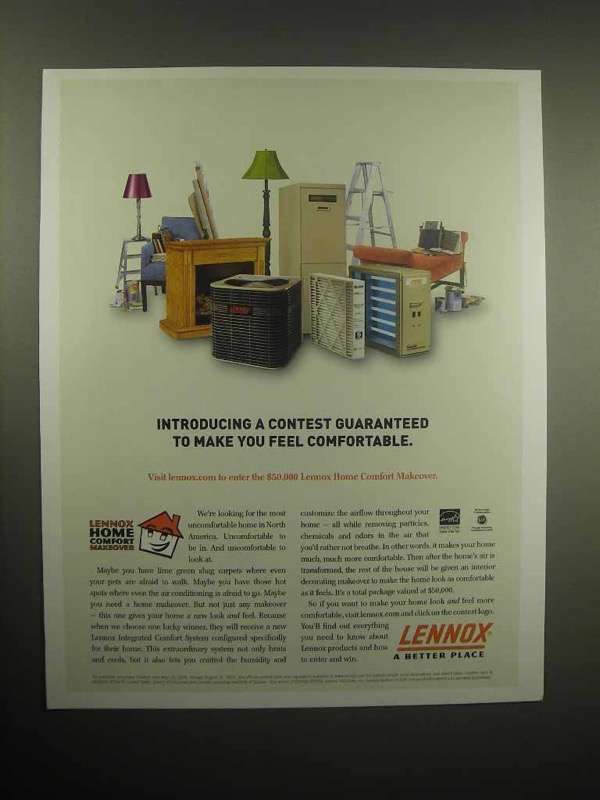 2004 Lennox Integrated Comfort System Ad - $18.49
