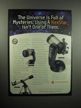 2000 Celestron NexStar Telescope Ad - The Universe - $18.49