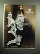 2000 Swarovski Crystal Eagle Ad - The Magic of Crystal - $18.49