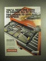 1999 Craftsman Speed-Lok Drill-Driver System Ad - £14.46 GBP