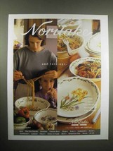 1998 Noritake Gourmet Garden Pattern Ad - Toss-ups - £13.82 GBP