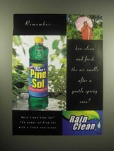 1998 Rain Clean Pine-Sol Cleaner Ad - Remember - £14.30 GBP