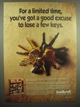 1992 KwikSet Keys Ad - You've Got a Good Excuse - $18.49