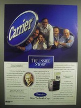 1992 Carrier Heating, Cooling Ad - The Inside Story - £14.44 GBP