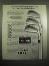 1991 Titleist DCI Golf Club Ad - Solid Irons - $18.49