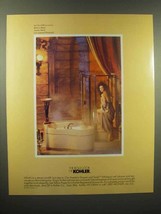 1989 Kohler Bathroom Fixtures Ad - The Bold Look of Kohler - $18.49