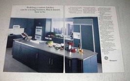 1990 GE Monogram Appliance Ad - A Custom Kitchen - $18.49