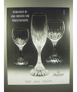 1989 Baccarat Massena Crystal Ad - For Perfectionists - £14.55 GBP