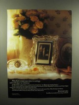 1989 Waterford Crystal Ad - Picture Frame, Table Clock - £14.77 GBP