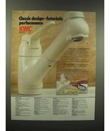 1988 KWC Neodomo Faucet Ad - Futuristic Performance - £14.54 GBP