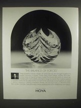 1986 Hoya Trio Crystal Ad - Fumio Sasa - £14.77 GBP